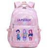 Peripheral printing large-capacity primary and secondary school schoolbags trendy backpacks lightweight and fashionable backpacks