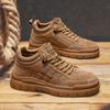 Leather Martin Boots Men's High Top American Retro Desert Boots Soft Sole Short Boots Medium Top