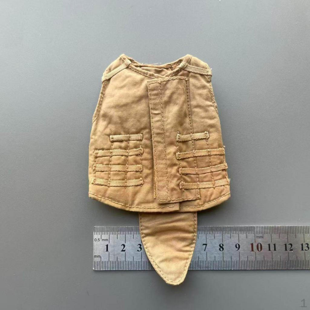 1/6 Action Figure Clothes 12 inch Male Clothing Costume Accessory Sand Colored Stylish