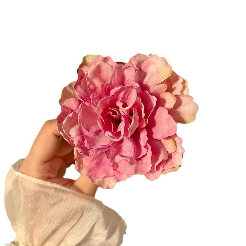 Super Fairy-like Flower Side Clip for Photo Atmosphere Girl's Hair ClipPeony Camellia Headwear