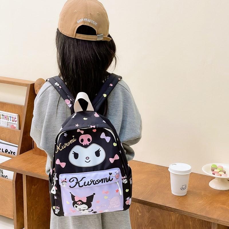 Adorable Cartoon Kuromi Backpack For Kids Lightweight Stylish Nursery School Bag