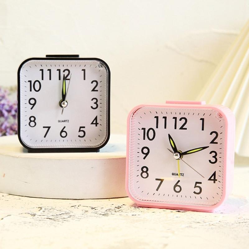 Multifunction Alarm Clock Light Glowing Led Light Ornament Crafts for School Office Dormitory Holiday Decoration