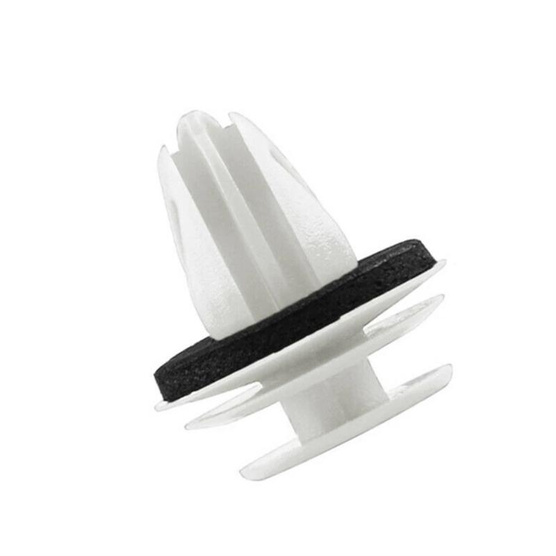 50/100 Pezzi Clip Pannello Porta Auto Con Anello di Tenuta Fermo Fissaggio Auto Clip Paraurti Rivetto Spina a Pressione Auto Clip Pannello Porta