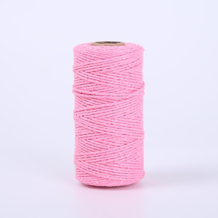 Biały Sznurek, Bawełniany Sznurek Cukierniczy, 328 Stóp 2 MM Naturalnie Biały Bawełniany Sznurek do Rękodzieła, Sznurek do Pakowania Prezentów, Wystrój Domu