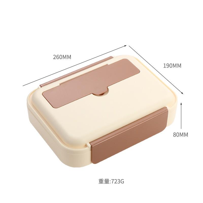 304 Stainless Steel Insulated Lunch Box Office Workers Students - Leakproof Bento Container With Compartment Square