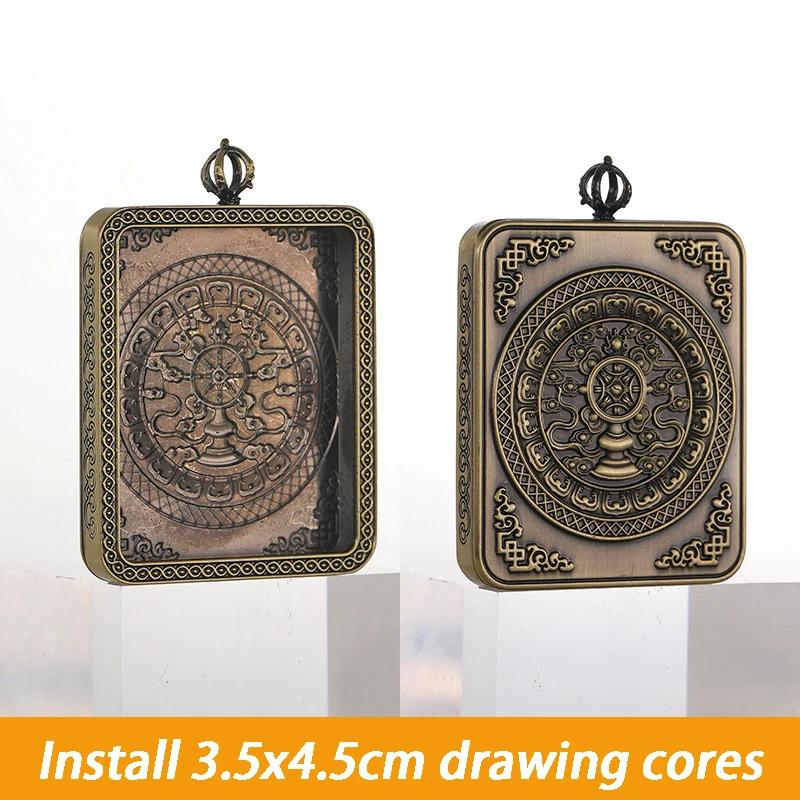 Ciondoli Buddha Tibetani Ciondoli Scatola Ciondolo Donna Ciondolo per Collana Coppia Regalo Vacanza Moderno Creativo Tradizione Lega Fatto a Mano Ciondolo Ornamenti Figurine