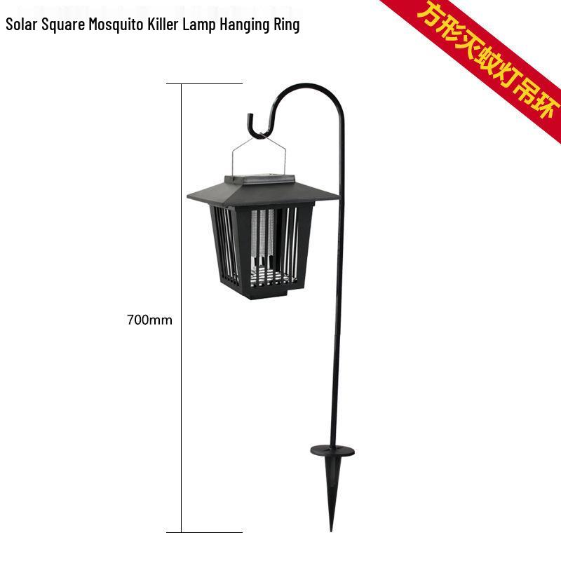 Waterproof Outdoor Solar Mosquito Killer & Repellent Lamp for Garden & Courtyard. Square Solar Mosquito Lamp with Hook