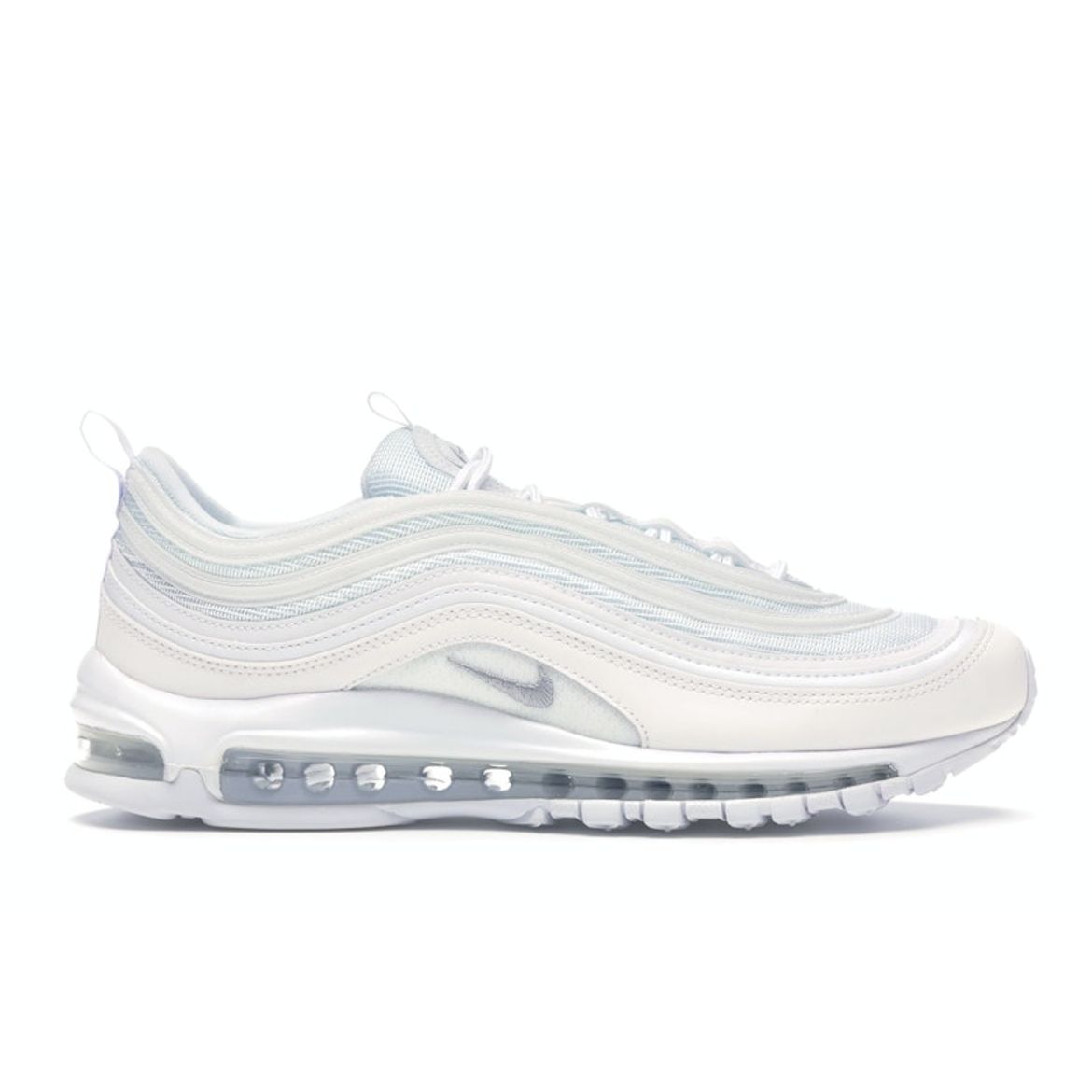 Nike Air Max 97 Triple White Sneakers da Uomo Grigio Lupo-Nero 921826-101 45