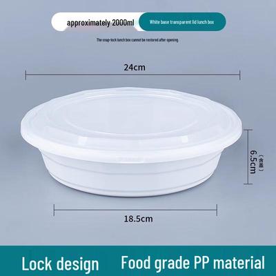 Disposable Large Round Takeaway Food Container