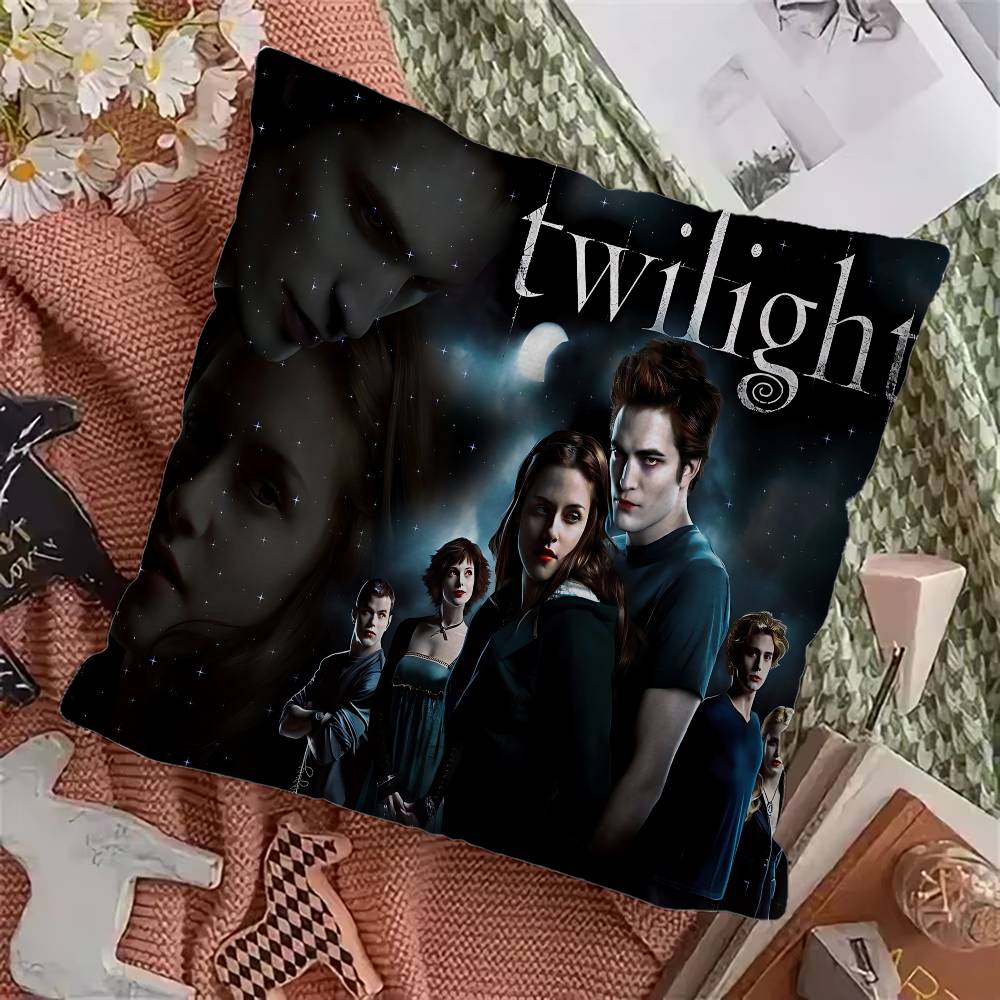Movie Twilight Cushion Cover Car Throw Pillow Case For Sofa Car Christmas Gift 40X40Cm 45X45Cm