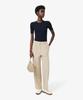 LACOSTE Women'S Wool Blend Double-Pleat Tailored Pants Hf6794-56G X6F