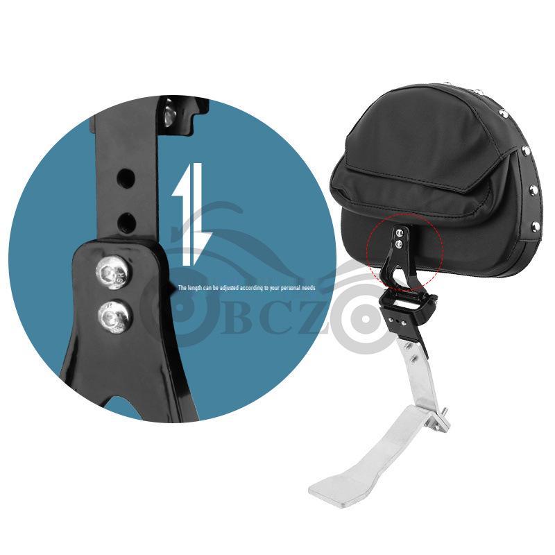 Modified Driver Backrest with Studs for 2008-2017 Bombardier Spyder RT Motorcycle