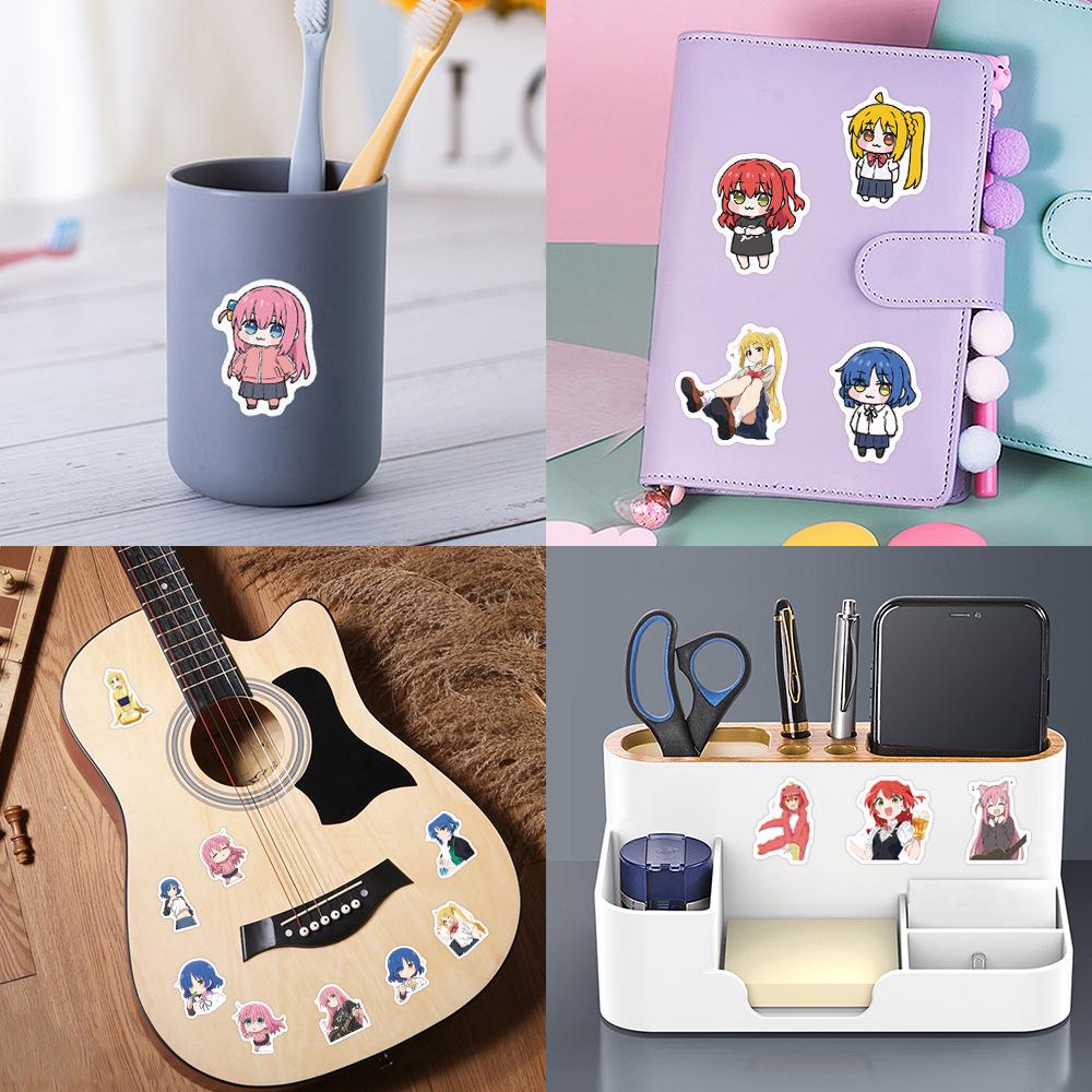 105 New Anime Graffiti Stickers: Lonely Rock Cartoon for Skateboard & Notebook Decoration