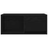 TV Cabinet Black Oak Effect 60x31x25.5 cm Engineered Wood