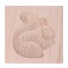 Natural Beech Wood Wooden Cookie Mold Baking Stamp  Home Baking