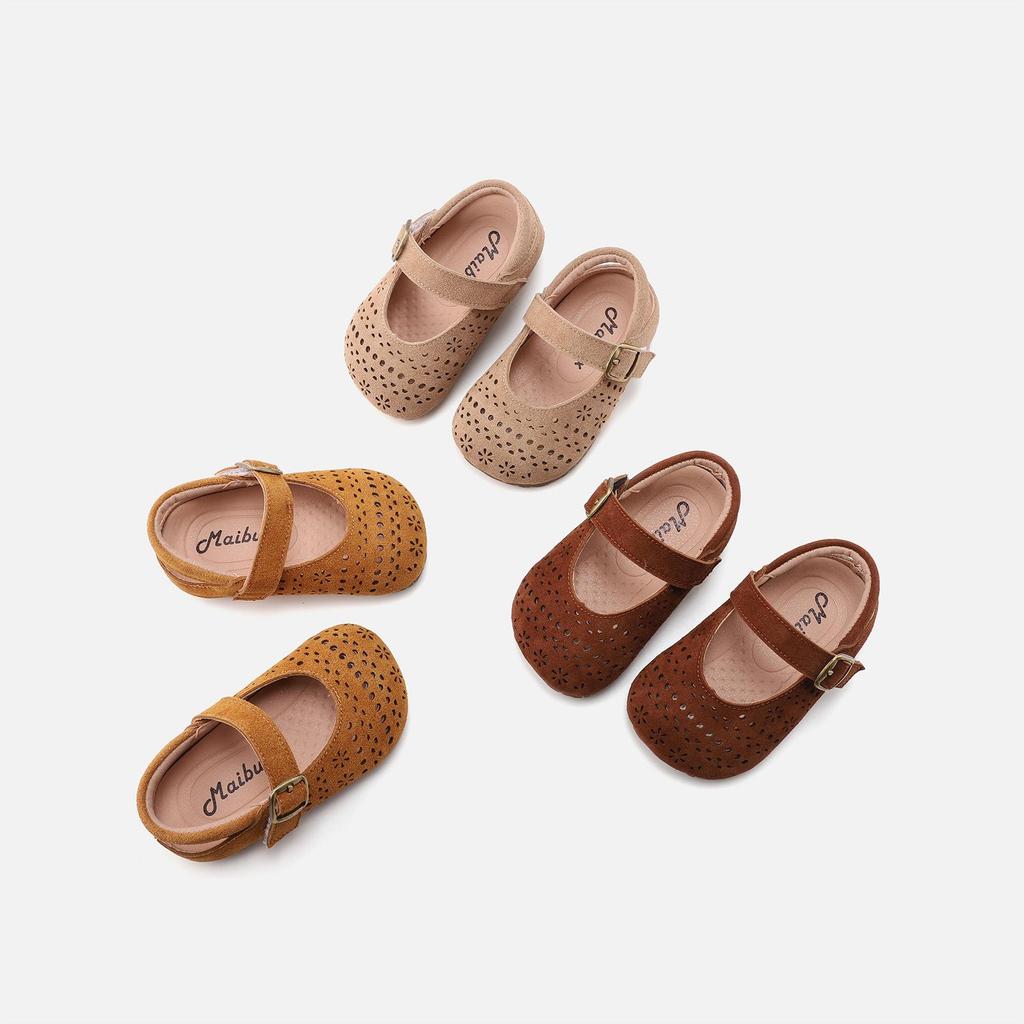 Spring 2026 Girls' Breathable Princess Leather Shoes: Soft-Soled, Stylish, and Comfortable.