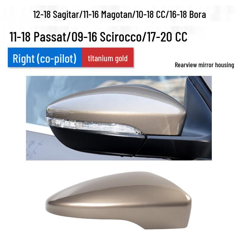 Rearview Mirror Shell & Turn Signal Frame for Volkswagen Models: Sagitar, Passat, Magotan, CC, Scirocco, Bora, Viloran