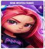 K-K-POP Kids Hooded Beach Towel, Purple Starry Girls Bath Robe Poncho