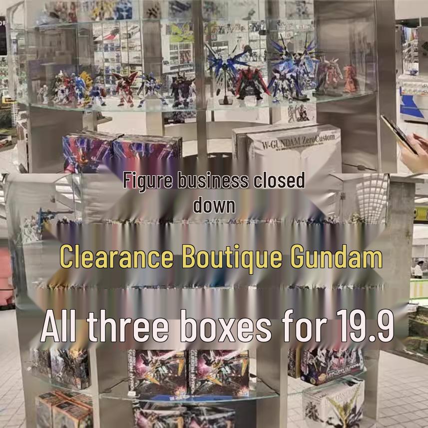 Gundam Mecha Model Action Figure Blind Box Set - 3 Box Bundle