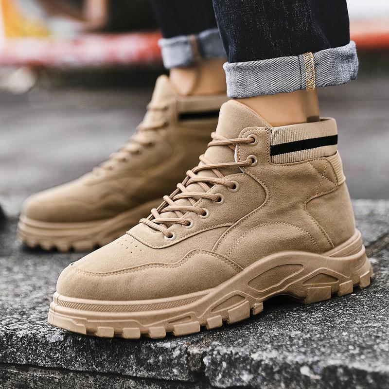 Otoño e Invierno Moda Hombres Martin Botas de Moto comprar a buen precio —  entrega gratuita, reseñas reales con fotos — Joom