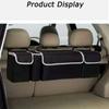 Auto Storage Organizer Car Trunk Bag Universal Large Capacity Backseat Storage Bag Foldable Oxford Trunk Cargo Mesh