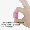 Yousheng Pet Fingertip Toothbrush Soft Bristles Oral Cleaning Abrasion Resistant Silicone Pet Finger Cot Brushes Pet Supplies