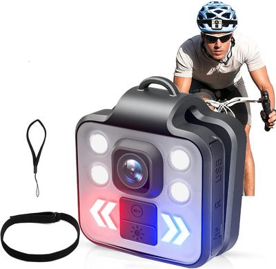 Caméra corporelle Caméra d'action Caméra portable Type phare Caméra vidéo Enregistrement 1080p Étanche Phare pour sports de plein air Caméra Rechargeable par USB