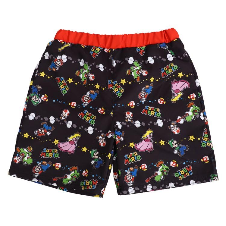 

Плавки Bandai Super Mario для мальчиков, шорты для серфинга, купальник с рисунком 572 Черный [Airin] По всей поверхности (110см/120см/130см) (Голубовато-черный) чёрный