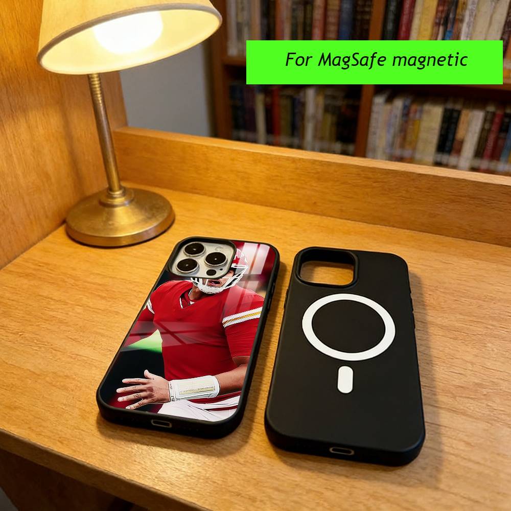 Patrick Mahomes Phone Case For iPhone17,16,15,14,13,12,11 Plus,Pro Magnetic For Magsafe Wireless Charging iPhone17Pro