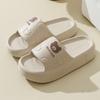 Women's Summer Slippers: Thick-Soled, Non-Slip, Quiet, Deodorant, Versatile for Couples, Perfect for Indoor Use.