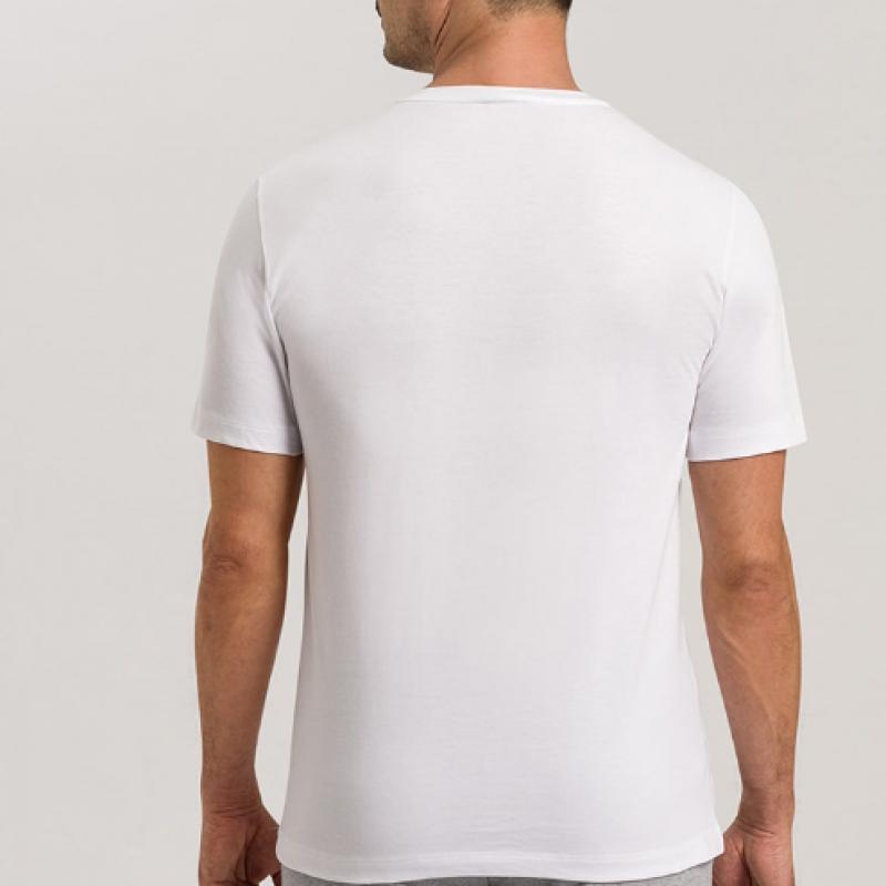 Hanro ShorT Sleeve T shirT 75050 whiTe