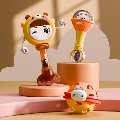 Soft Rubber Rattle Grip Toy for Newborns 0-6 Months - Early Education for Boys and Girls