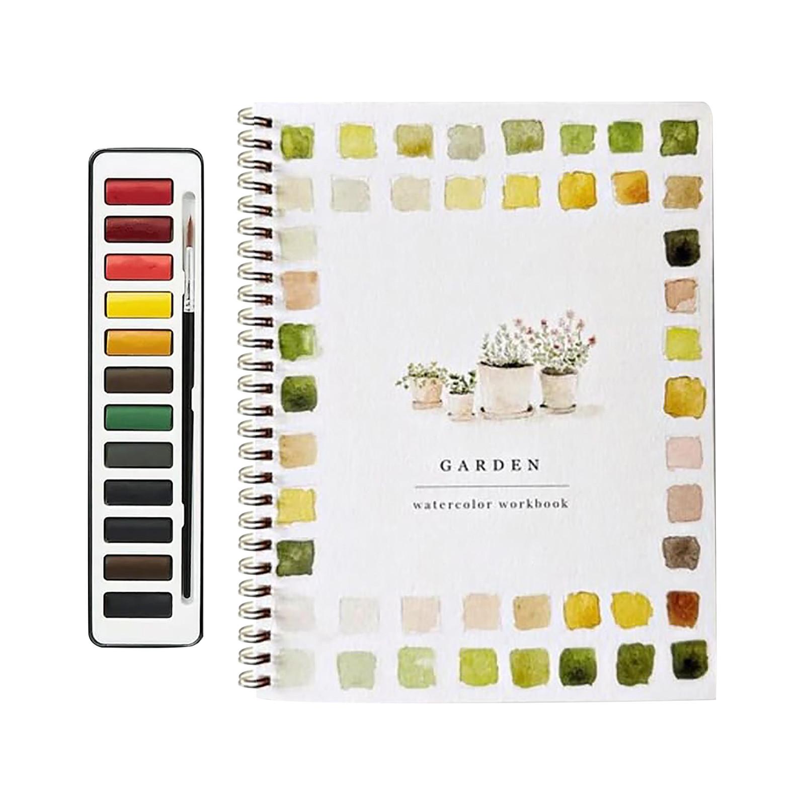 

Рабочие тетради по акварели, рабочие тетради по акварели для начинающих, принадлежности для рисования художественных промыслов, акварельные книги для детей, взрослых, подростков One Size