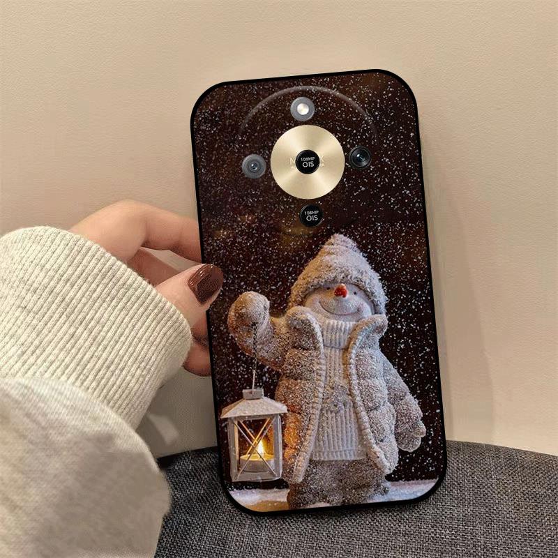 For Honor X9d X70 X9a X9b X9c X6C X5C Plus Case Christmas Painted Soft TPU Silicone Cover For Honor Magic8 Lite Phone Case Coque