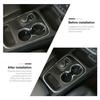 Chrome Interior Gear Shift Cup Holder Cover Trim Ring For Dodge Durango 2011+