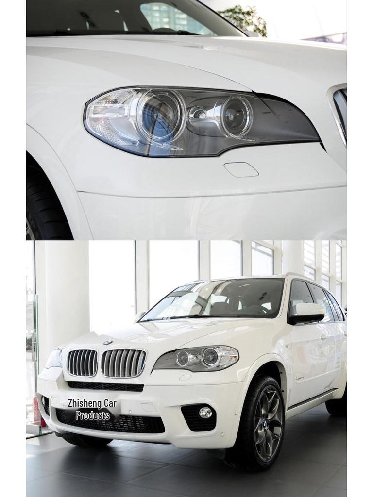 BMW X5 (08-13) E70 Headlight Cover: Organic Glass Shell Mask Base