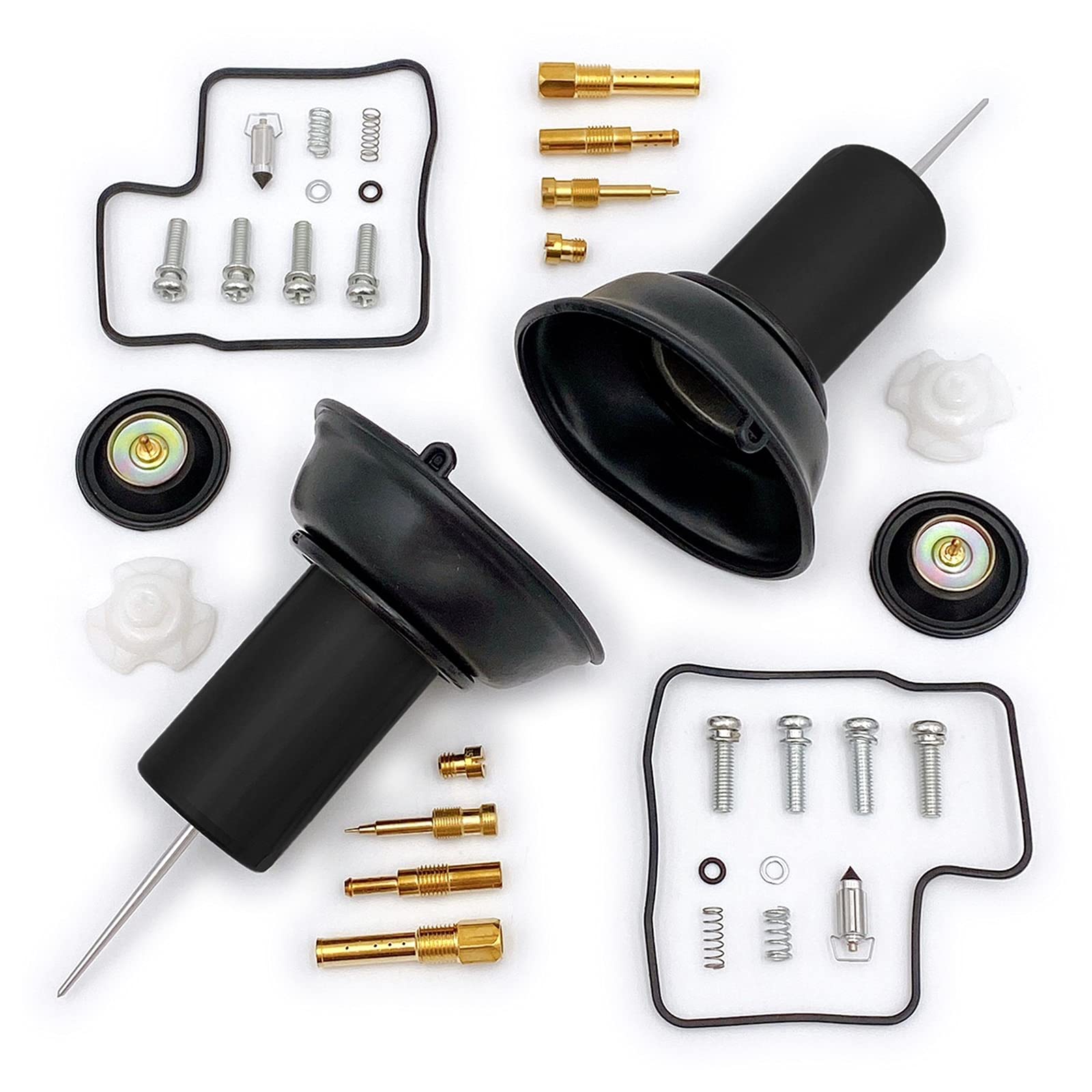 Мембрана Meliore Aftermarket для карбюратора Steed 400 NC26 VRX VLX400, запчасти для карбюратора, оригинальная сменная мембрана Steed, ремонт засорения жиклеров, комплект из 2 шт.