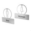 Bathroom Restroom Signage Set for Club And Restaurant Use