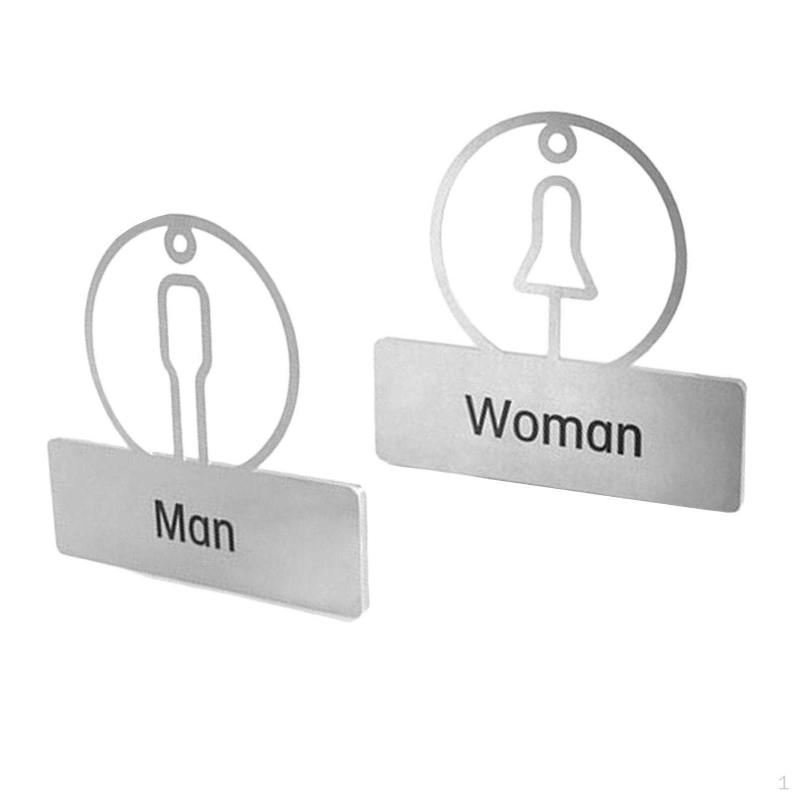 

Набор вывесок для туалета в ванной комнате для клубов и ресторанов B