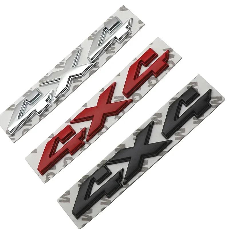 3D Metal Car Rear Trunk Fender Emblem Badge Sticker for 4x4 Logo Renegade Wrangler Compass Grand Cherokee Patriot Liberty