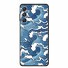 3D Emboss Case For Samsung Galaxy S25 FE Case Flowers Black Silicone Soft Back Cover For Samsung S25 Plus M36 Phone Case Shell