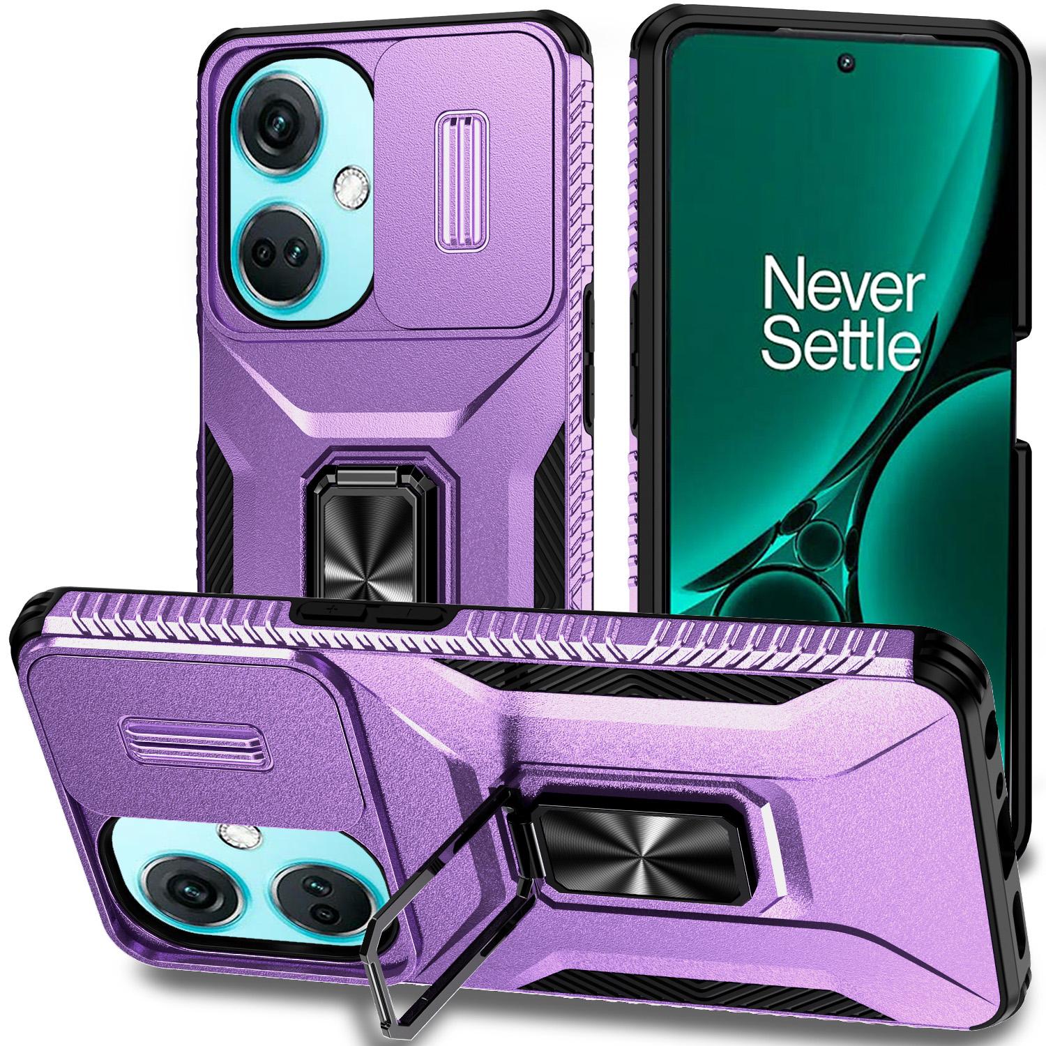 

Для OnePlus Nord N30 5G/CE 3 Lite 5G/OPPO A9 (2020) Чехол TPU+PC Чехол для телефона с подставкой/защитой для объектива H