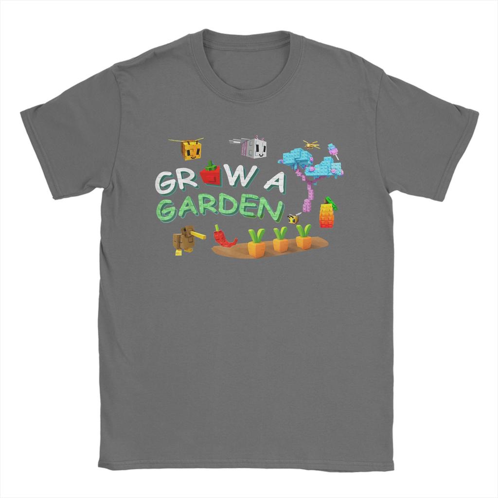 Grow A Garden T Shirt Men 100% Cotton Unique T-Shirt Round Neck  Tees Short Sleeve Clothes Gift Idea