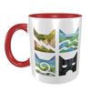 Classic Four Warriors Warrior Cats Logo Mug Funny Ceramic Coffee Cups Tea Mugs Milk Cup Drinkware Gifts for Friends