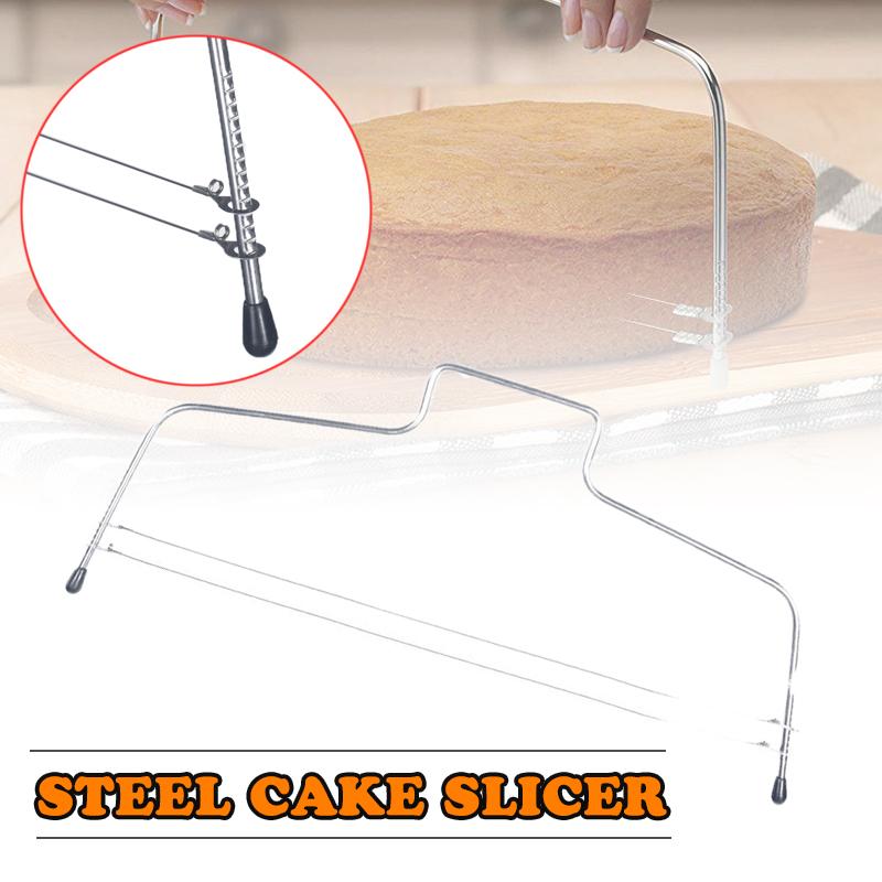 

PDTO Регулируемая режущая проволока из нержавеющей стали с 2 слоями, двухслойная машина для резки торта, выравниватель