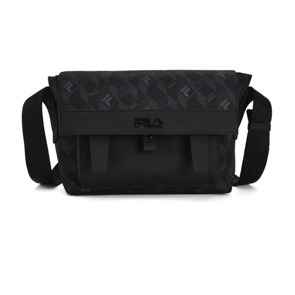 New FILA HERITAGE Fabric Crossbody Bags Men's Jet Black F13M538102FBK