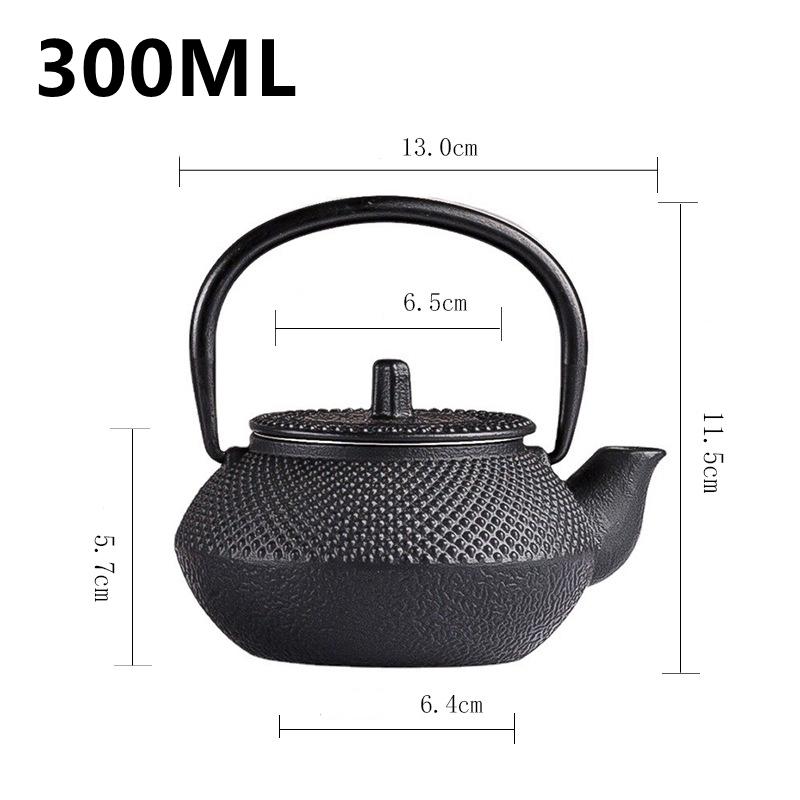 

300/650 мл ручной работы антикварный чугунный чайник в японском стиле для кипячения воды чайник украшение для дома орнамент