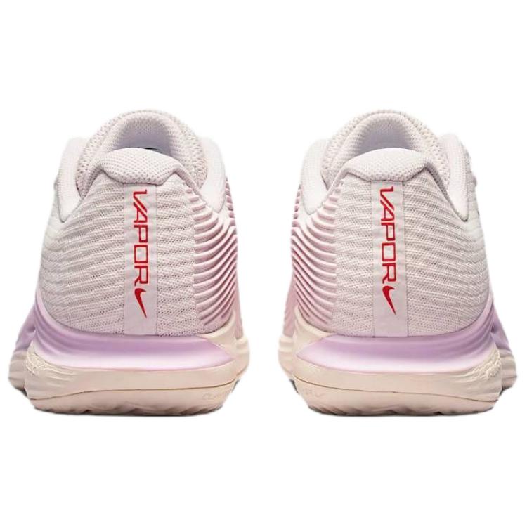 Nike Vapor 12 Support Rebound Low top Tennis Shoes Women's Beige Purple IH1705-601