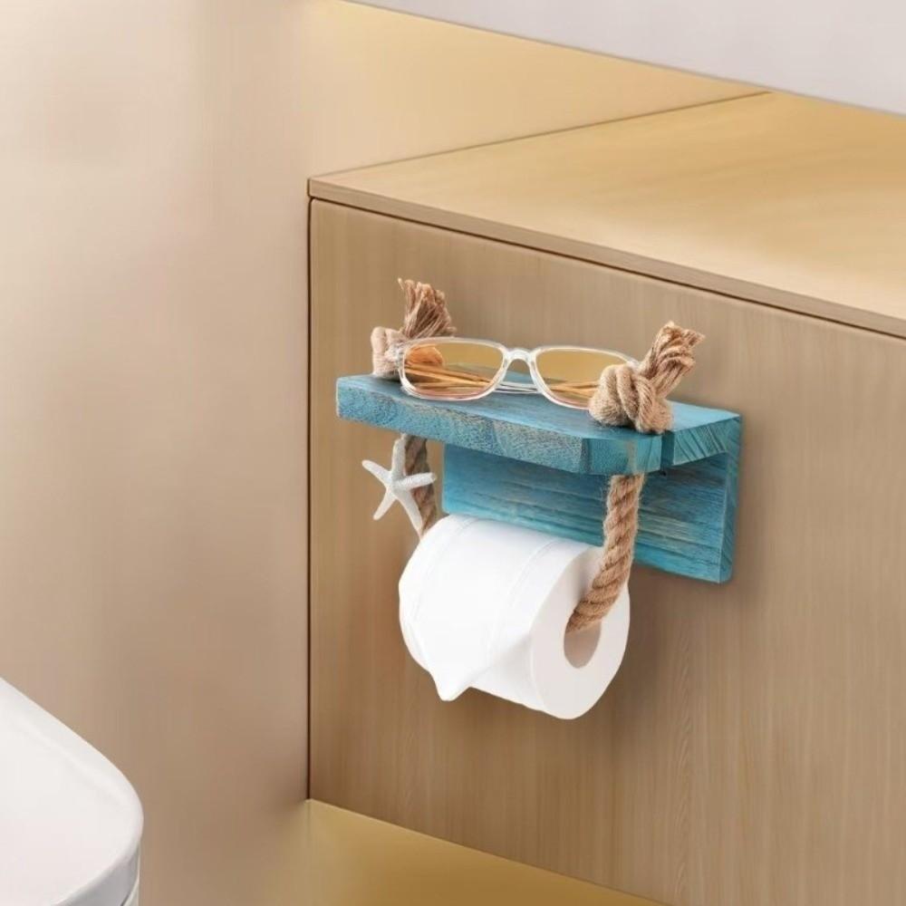 Nautischer Toilettenpapierhalter Rustikaler Maritimer Seil Papierhalter Taschentuchhalter Badezimmer