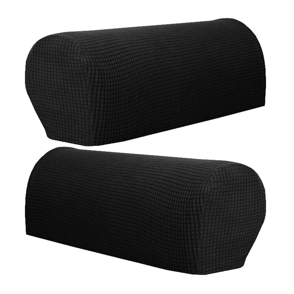 1 Pair Pet Curved Sofa Armrest Cover for Furniture